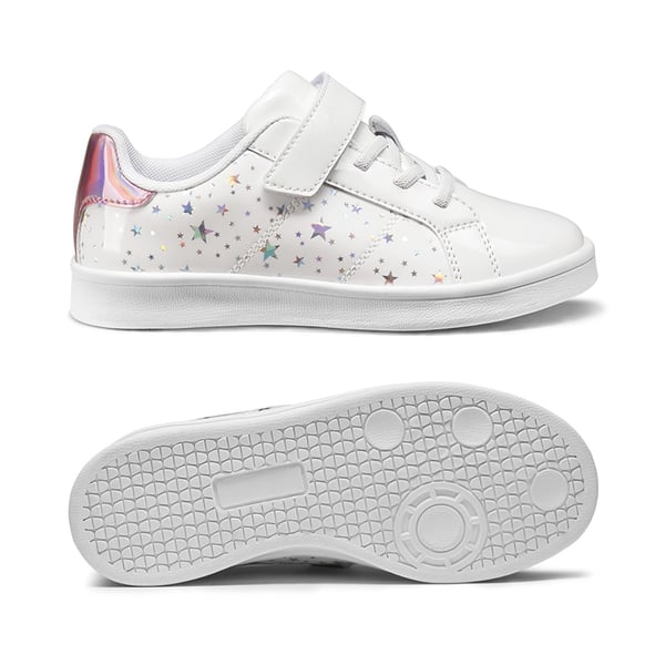 [Storybook DiscoStar] Shiny Star Pattern Sneakers - WHITE - 1